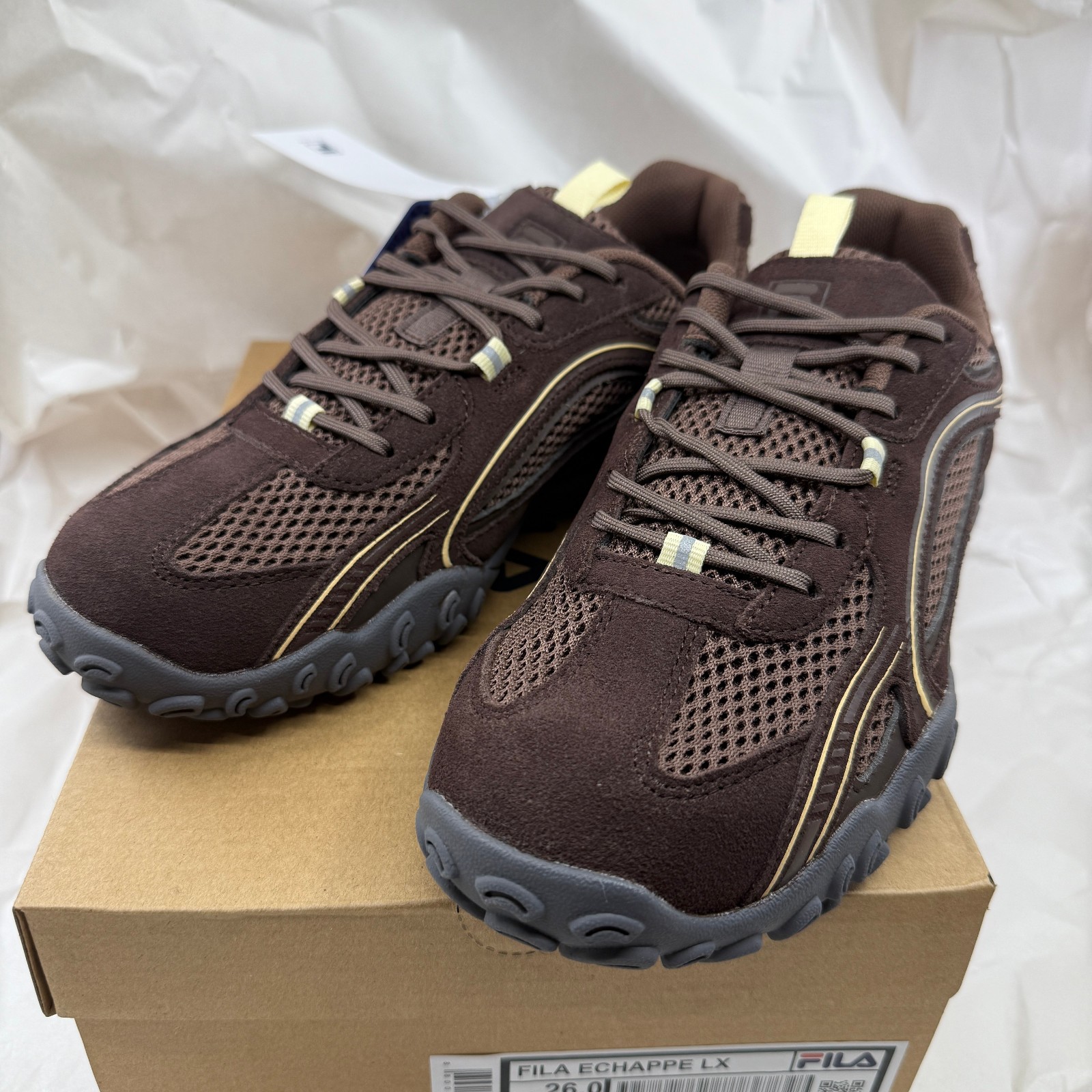 FILA Echappe LX Choco Sneaker 11001XM02361G200 FS253OD03X012219 SIZE US 8