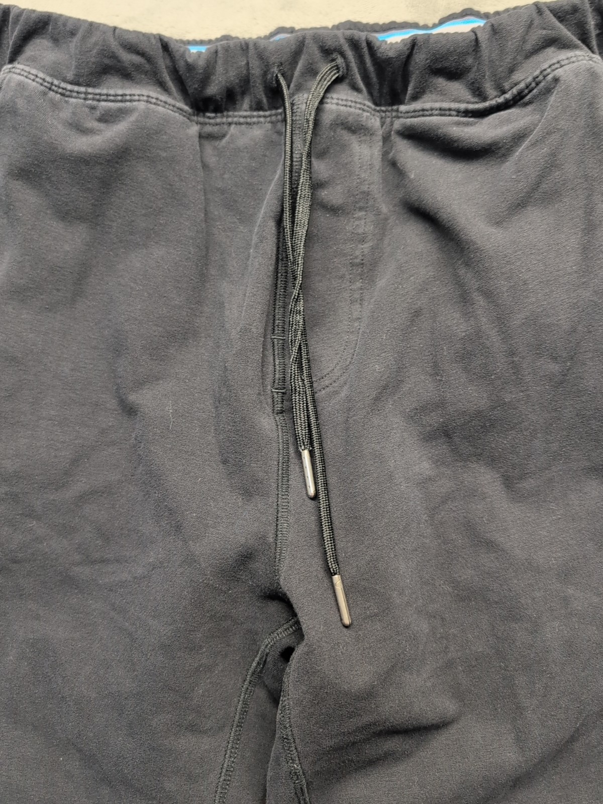 Mack Weldon Jogger Pants Mens Large Black Tapered Drawstring Daily Wear Gym Fit