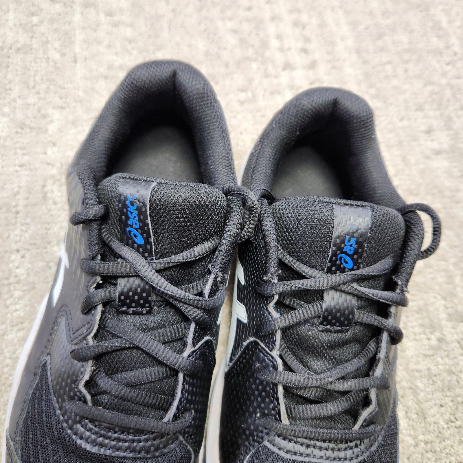 Asics Gel-Dedicate 8 GS Kids Tennis Shoes Black Blue 1044A077 Size 4Y