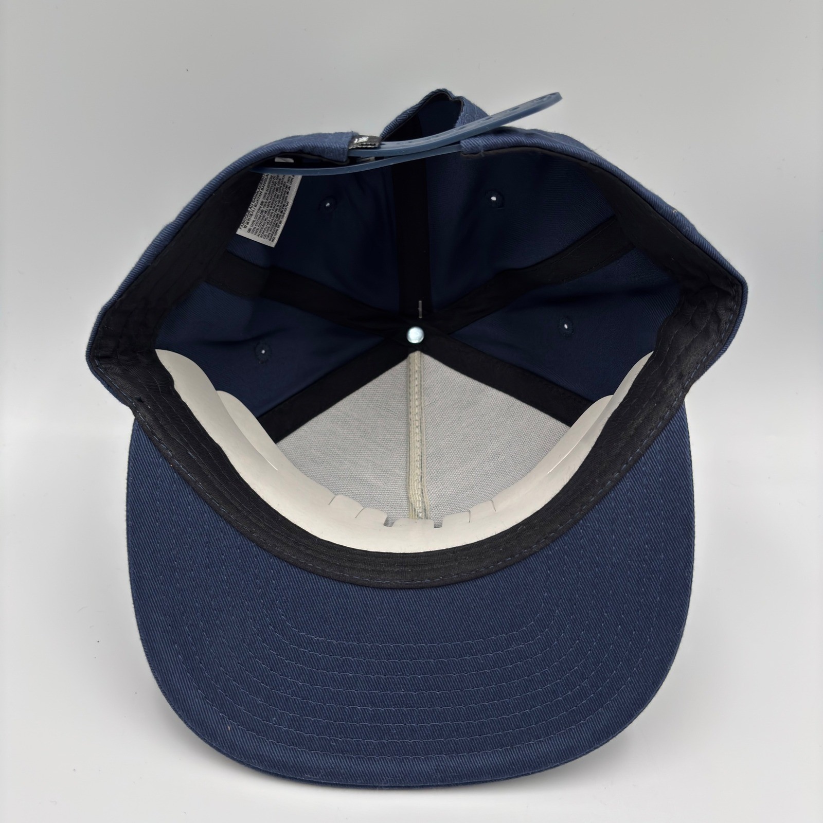 Vans Off The Wall Navy Blue Checkered Side Snapback Hat VN0A3I7ALKZ OS NEW