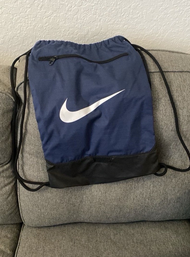 Nike Brasilia 9.5 Drawstring Backpack Bag Training Gym Sack Pack DM3978 410 NWT