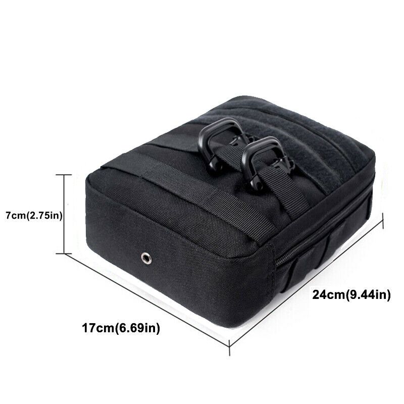 Tactical Molle Admin Pouch Compact Utility EDC Tool Bag Military Accessories Bag