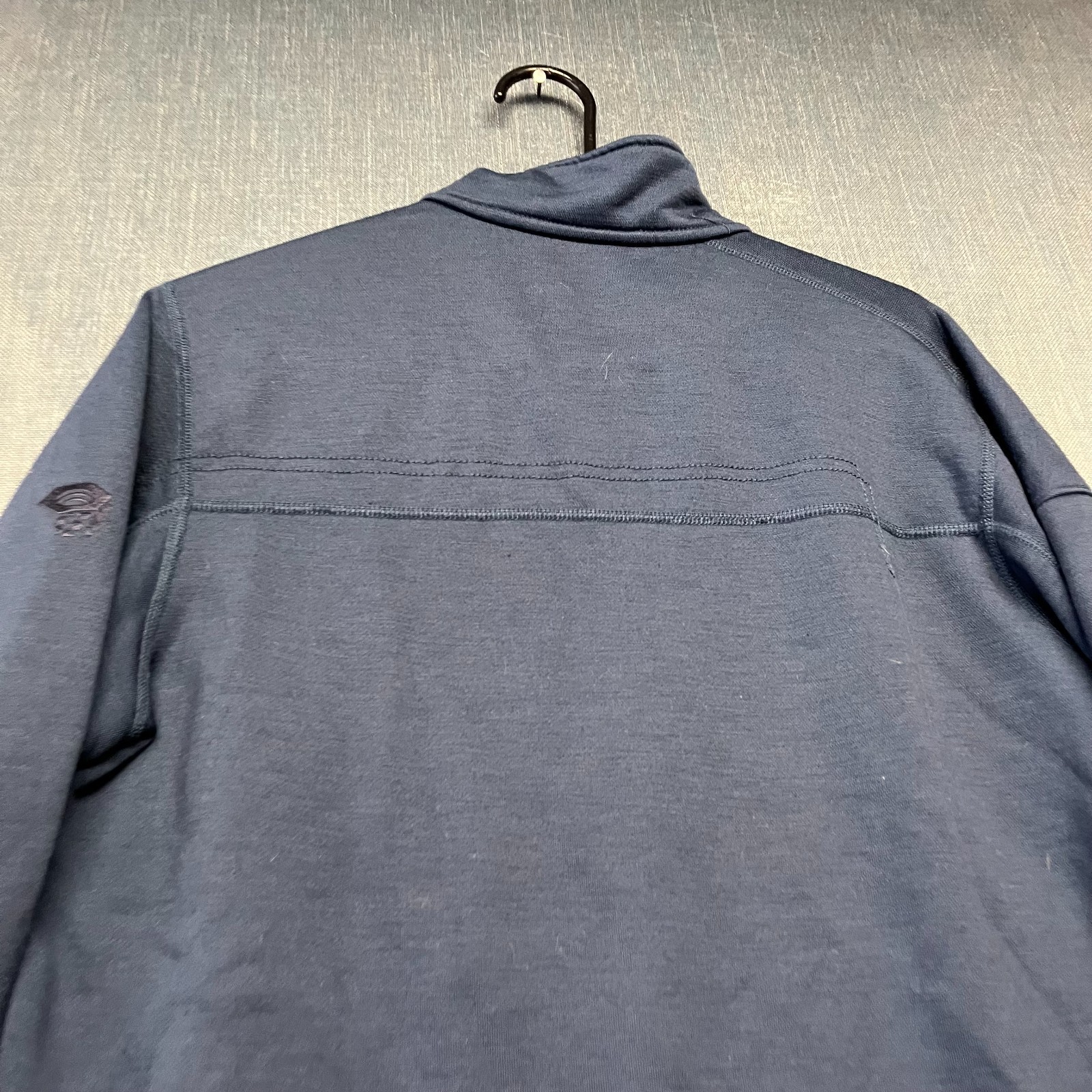 Mountain Hardwear Men’s Jacket Size L Blue Full Zip Long Sleeve Mock Neck Warm