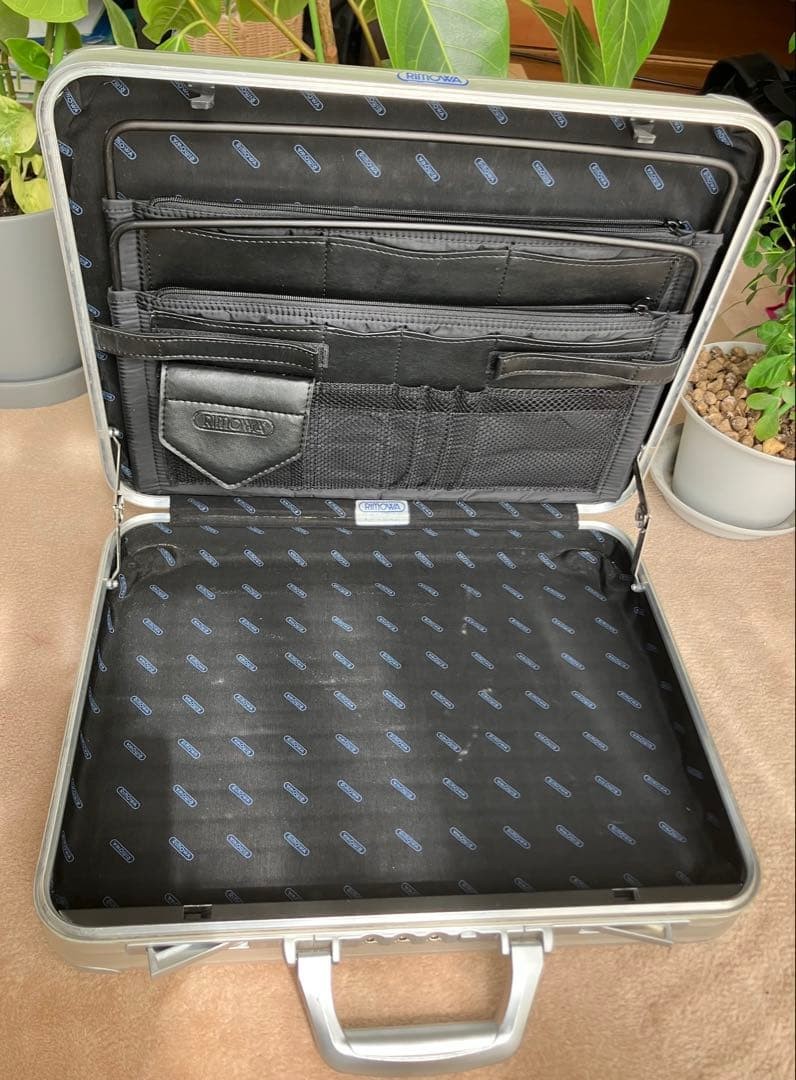 Vintage, rare RIMOWA silver attaché case