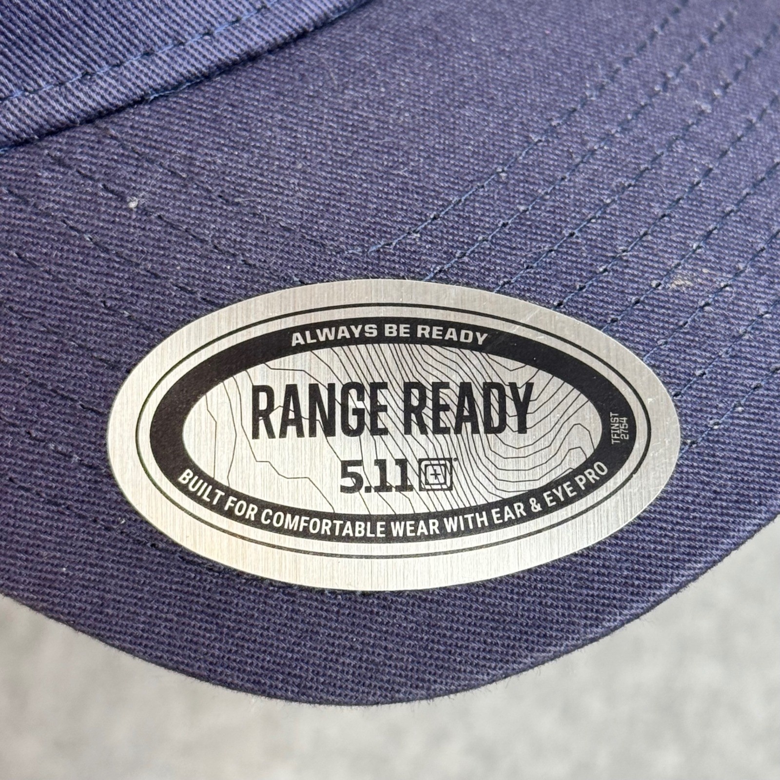 5.11 Tactical Range Ready Flag Bearer Trucker Hat Navy Blue Mesh Snapback Cap