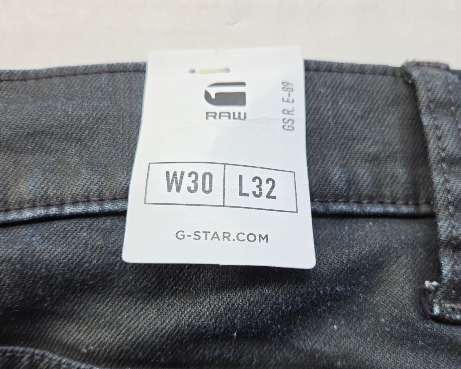 G-Star RAW Men’s Apparel Revend Airblaze 3D Skinny Black Jeans – Size: 30
