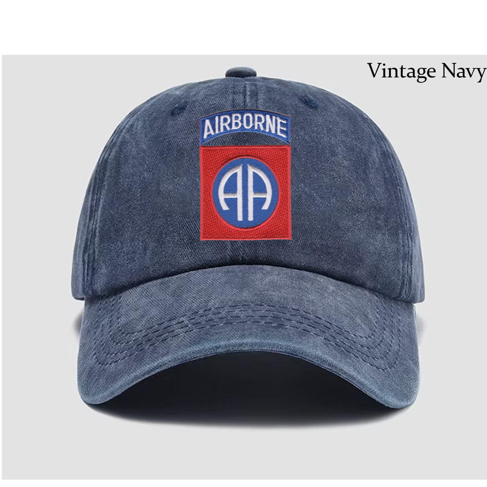 Embroidered Hat 82nd Airborne Division, Veteran Cap, Trucker Hat, Baseball Cap