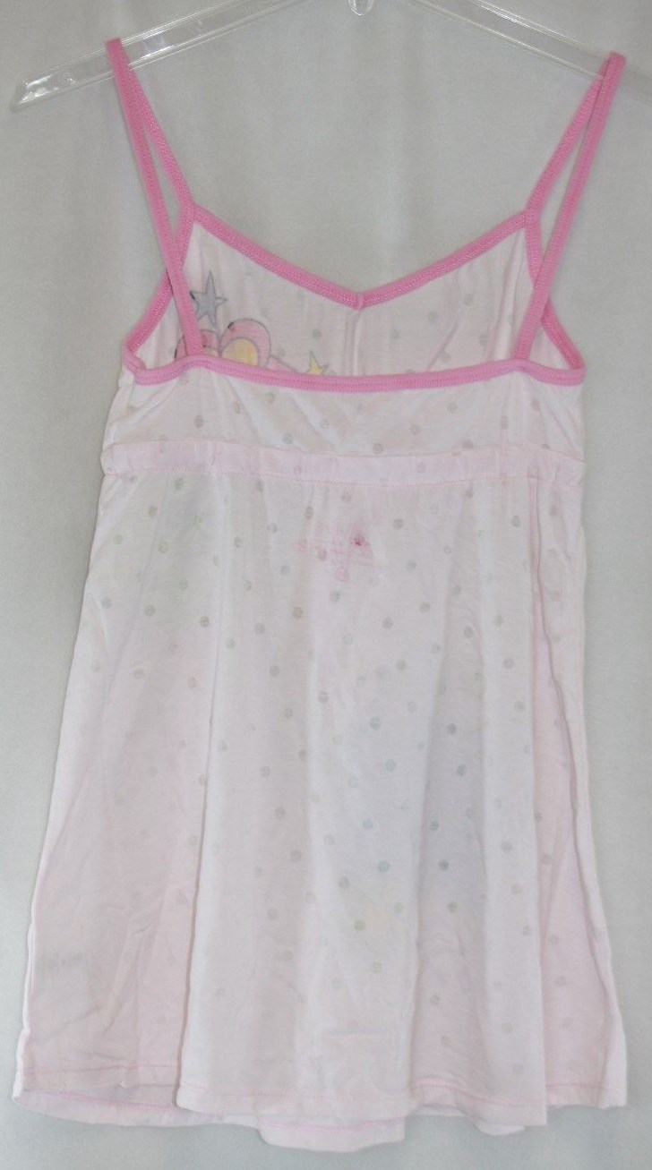 Womens Juniors David & Goliath Pink Rainbow Flower Radio Cami Strappy Tank Top