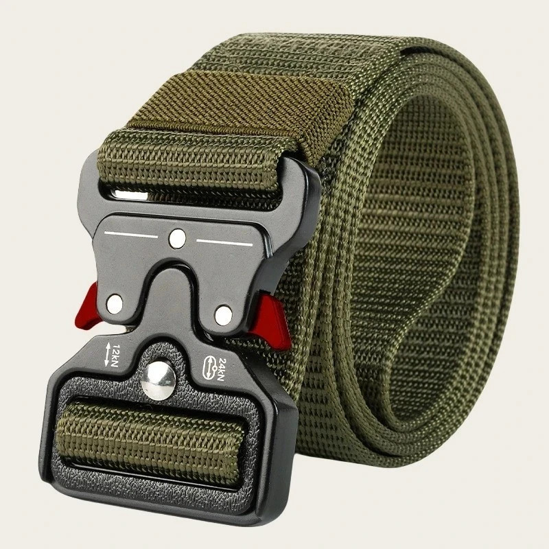 MEN Casual Military Tactical Army Adjustable Quick Release Belts Pants Waistband