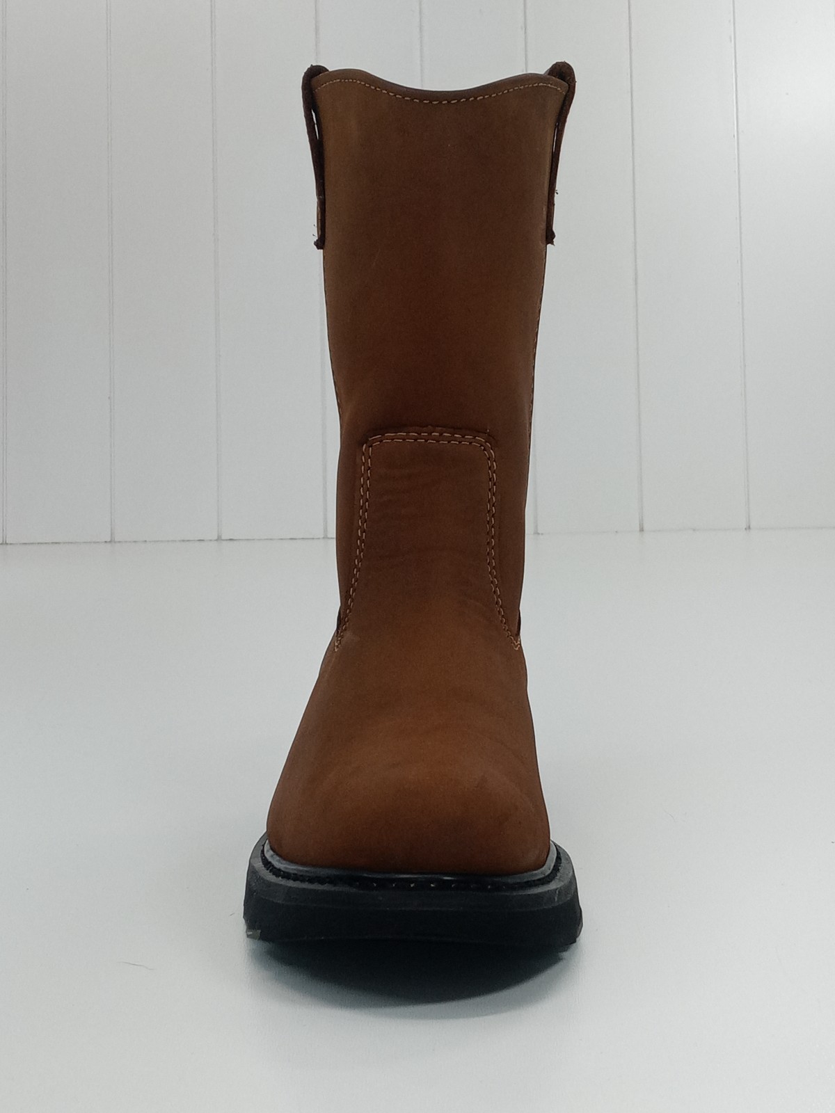 Wolverine Wellington Work Boots Men’s Brown Leather Slip On Size 9.5M
