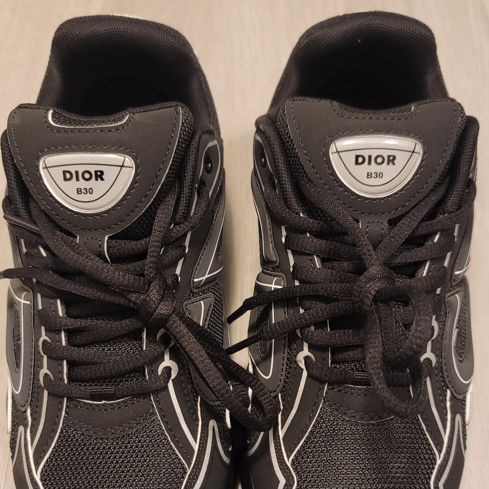 Dior B30 All Black Reflective Size 8 No Box Slightly Used
