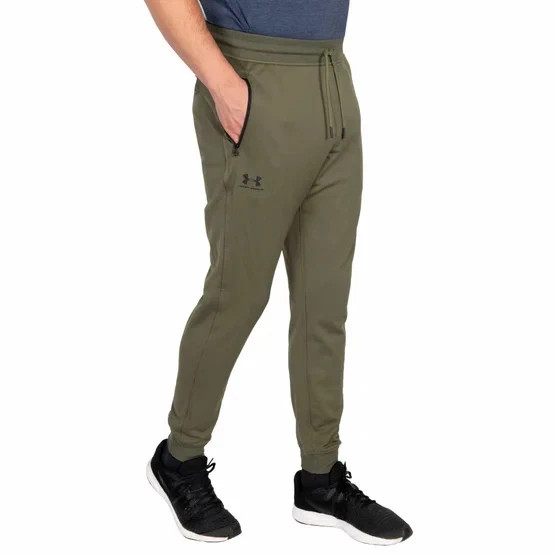 Under Armour Men’s Loose Fit Sport Style Tricot Jogger Pants, Green, Size S