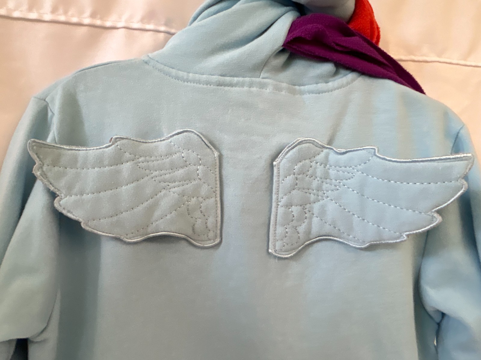 2012 WeLoveFine My Little Pony Rainbow Dash Hoodie MLP Size Small Unisex Brony