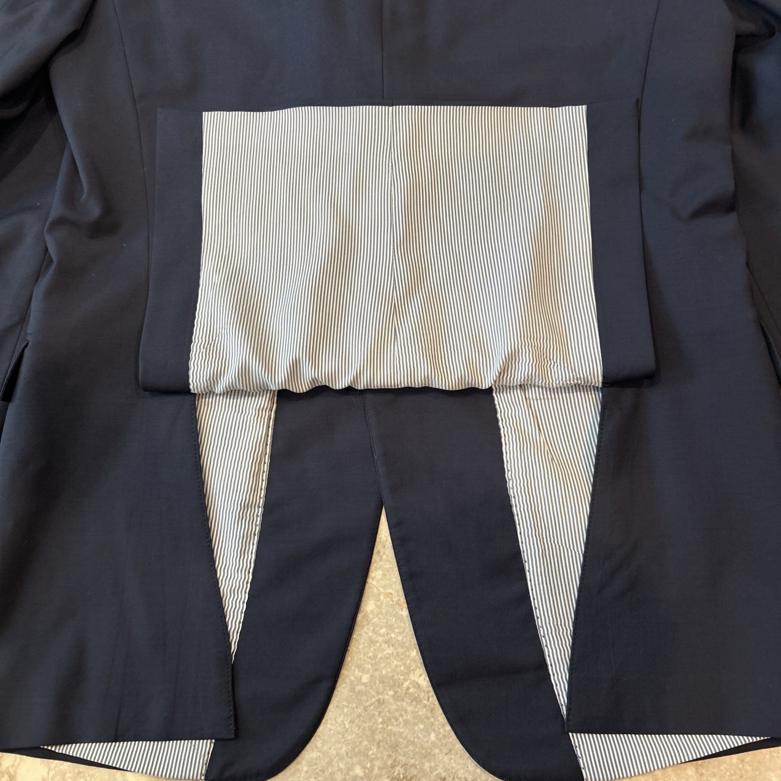 Todd Snyder Mayfair Fit Blazer Men 40L Navy Blue 2 Button Wool Sport Coat Jacket