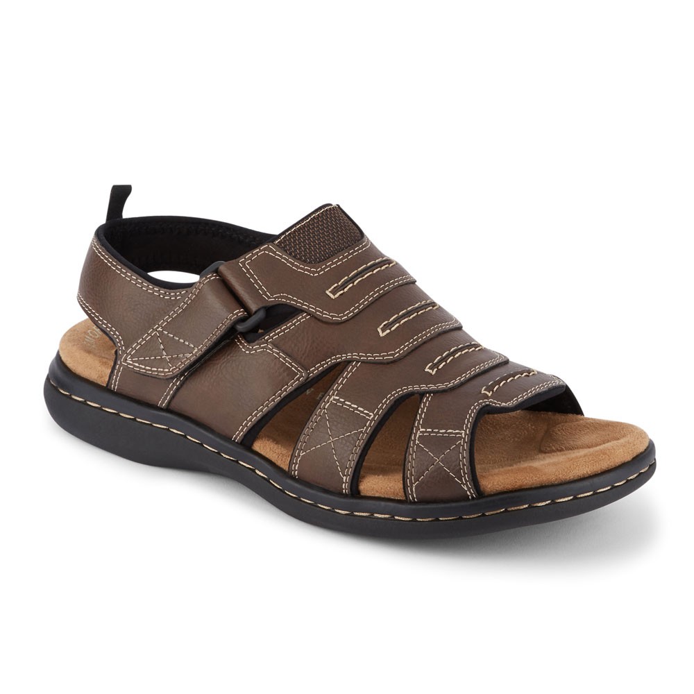 Dockers Mens Shorewood Casual Comfort Outdoor Sport Fisherman Sandal Shoe