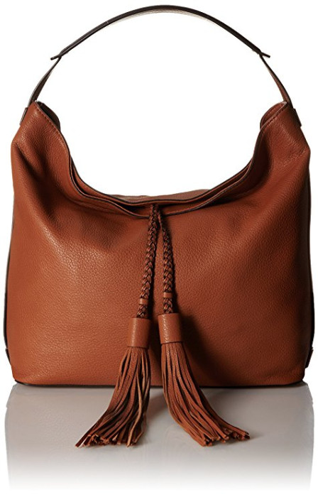 Rebecca Minkoff HS16IMOH13 Isobel Leather Hobo Bag, Almond, 12.5″ x 12.5″ x 4.5
