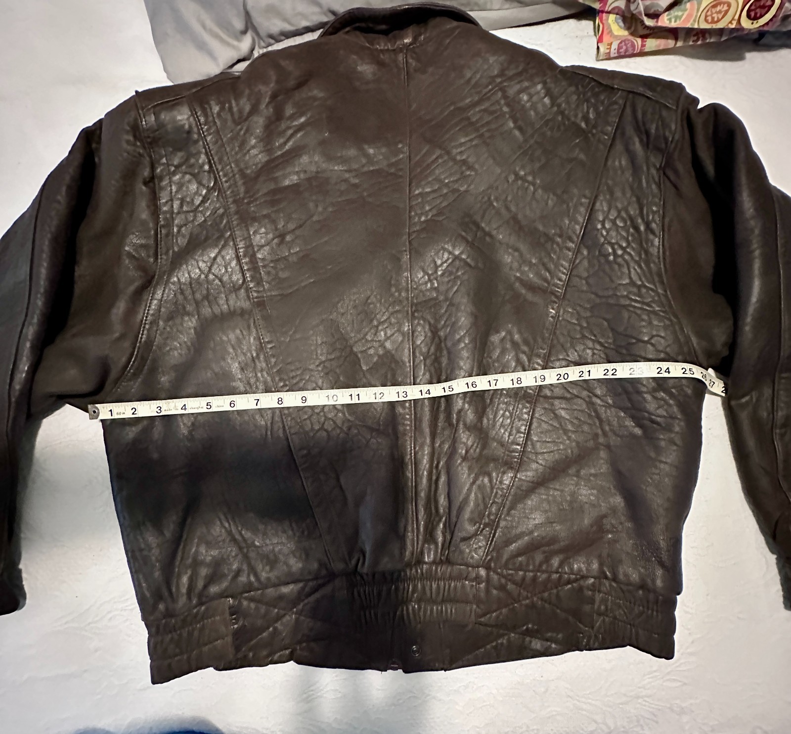 VTG Midway Second Fleet Men’s Lambskin Leather Bomber Jacket Size 46 /XL