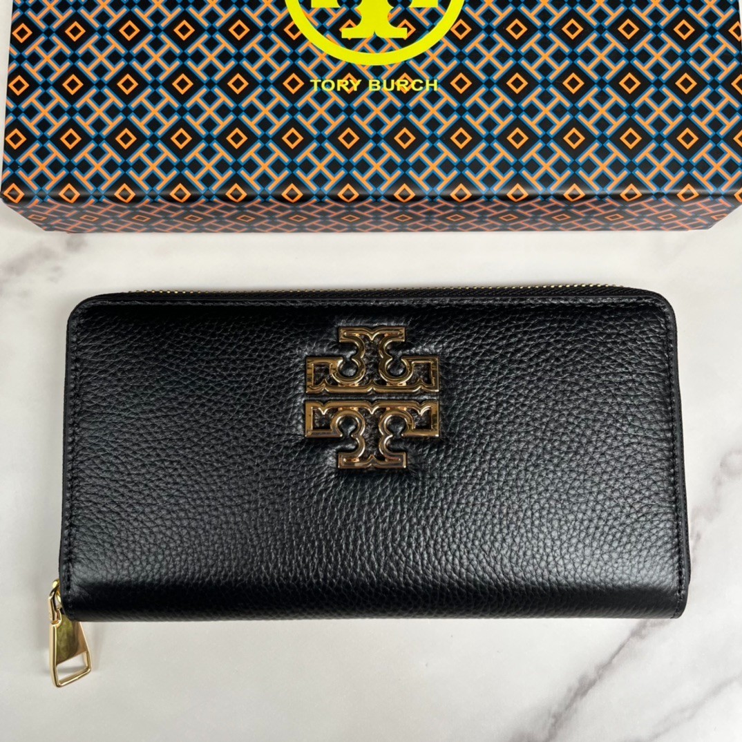 tory burch #29910 Wallet black 10.2*2.5*19.2cm