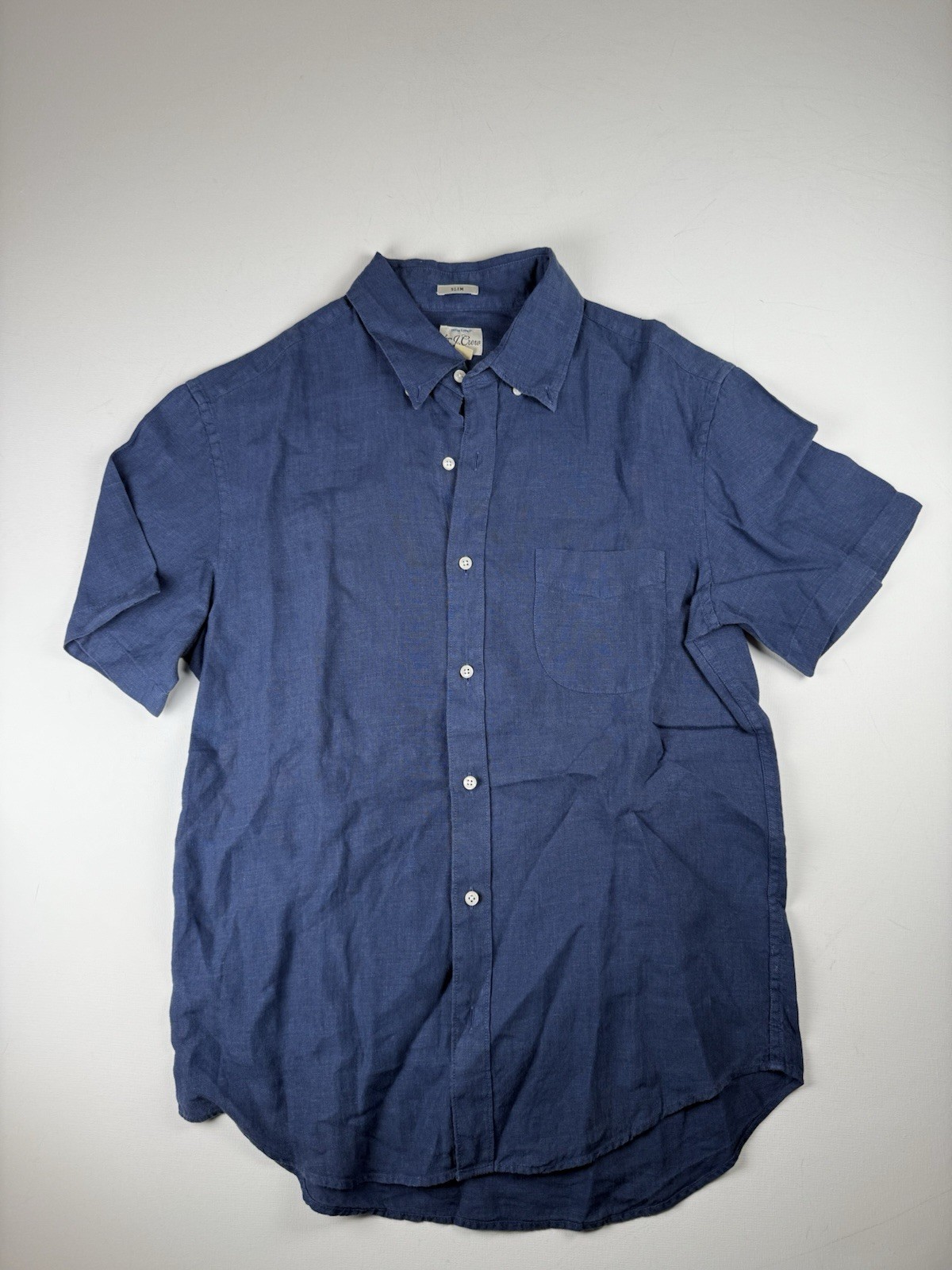 J Crew Mens Slim Fit Baird Mcnutt Irish Linen Shiet Size Medium