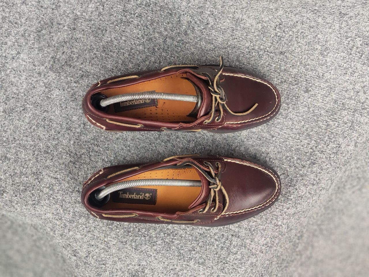 Timberland Classic 2-Eye Boat Leathe Shoes mens topsiders in brown Vintage Style