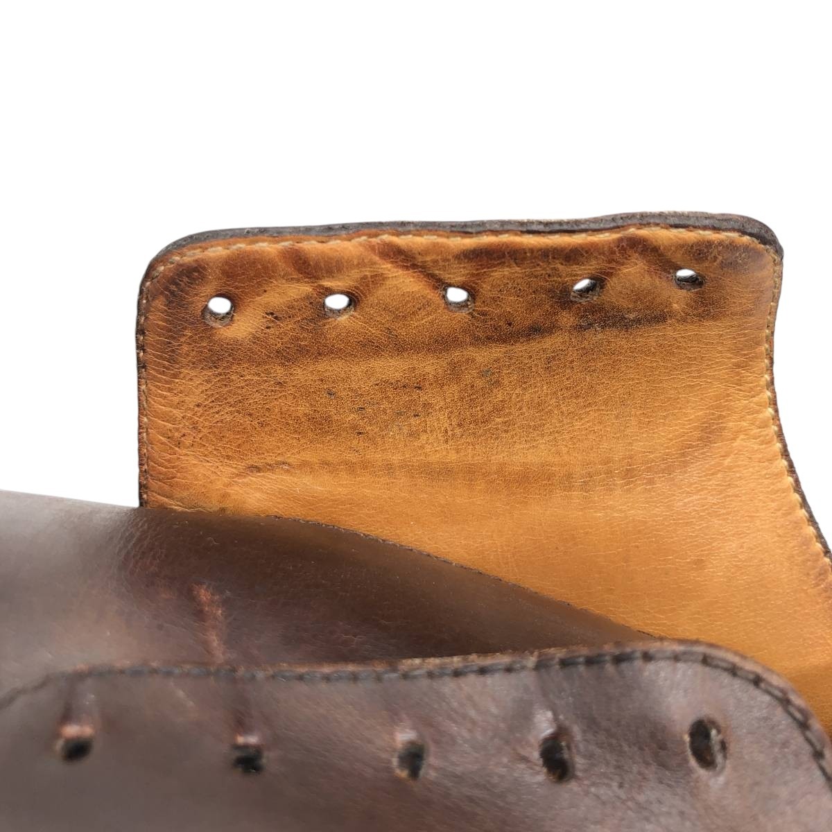 JM Weston Semi-Brogue Plain Toe Shoes, Made in France, Men’s Size 11.4″ (app…