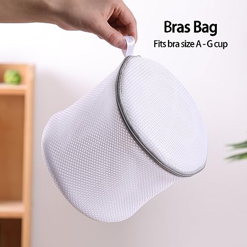 Lingerie Bags for Washing Delicates, Garment Bag for Washing 2L(8x8x8″)