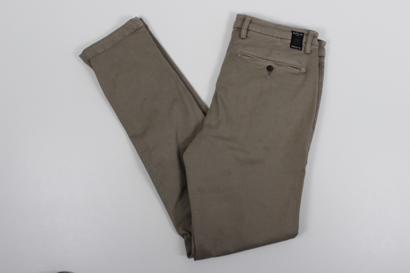 Replay Zeumar Hyperflex Jeans Chino M9627L beige – sand – W30 31 32 33 34 36 38
