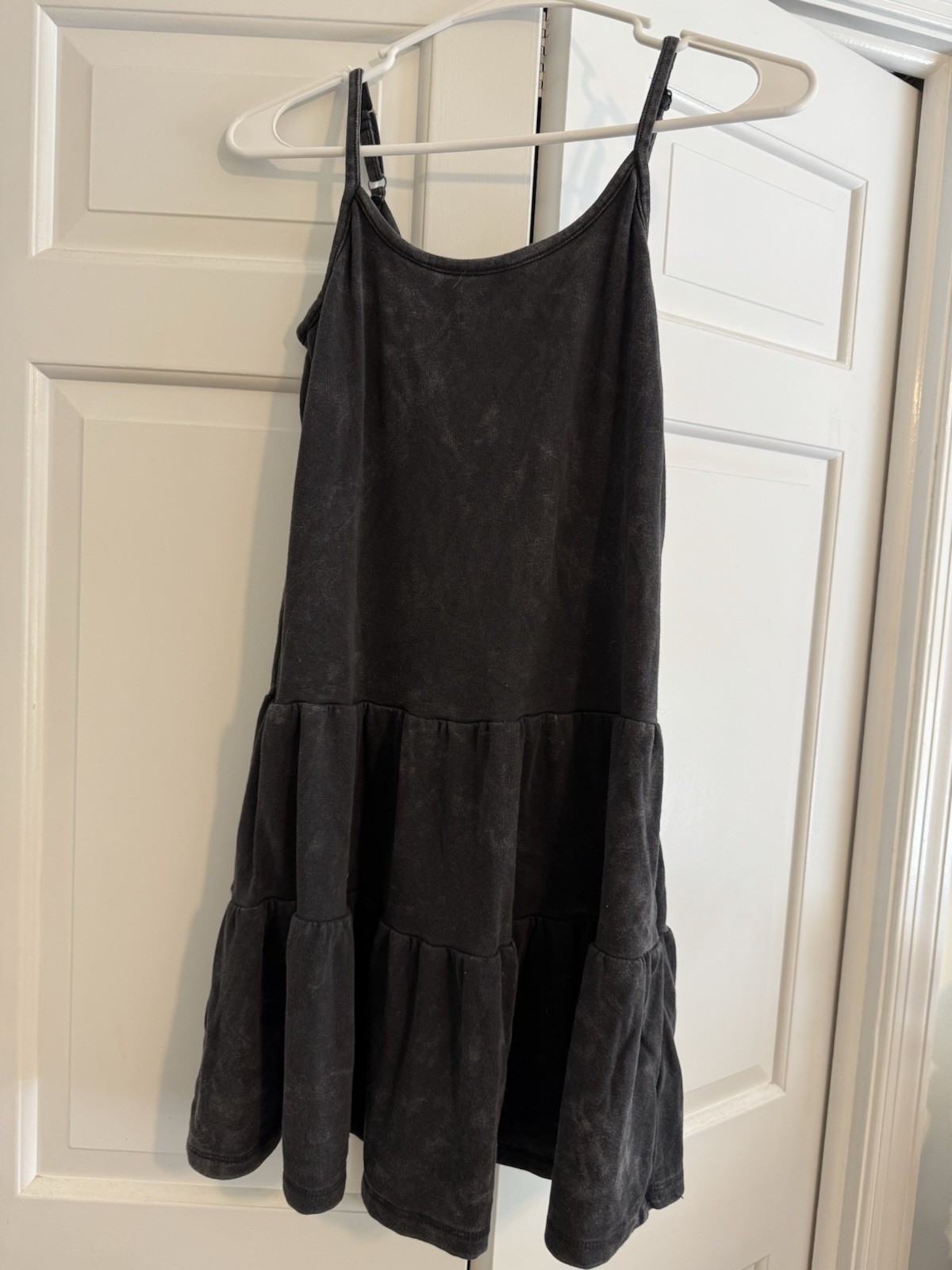 Wild Fable Women’s Black Cotton Knit Strappy Scoop Neck Sundress Short Size S