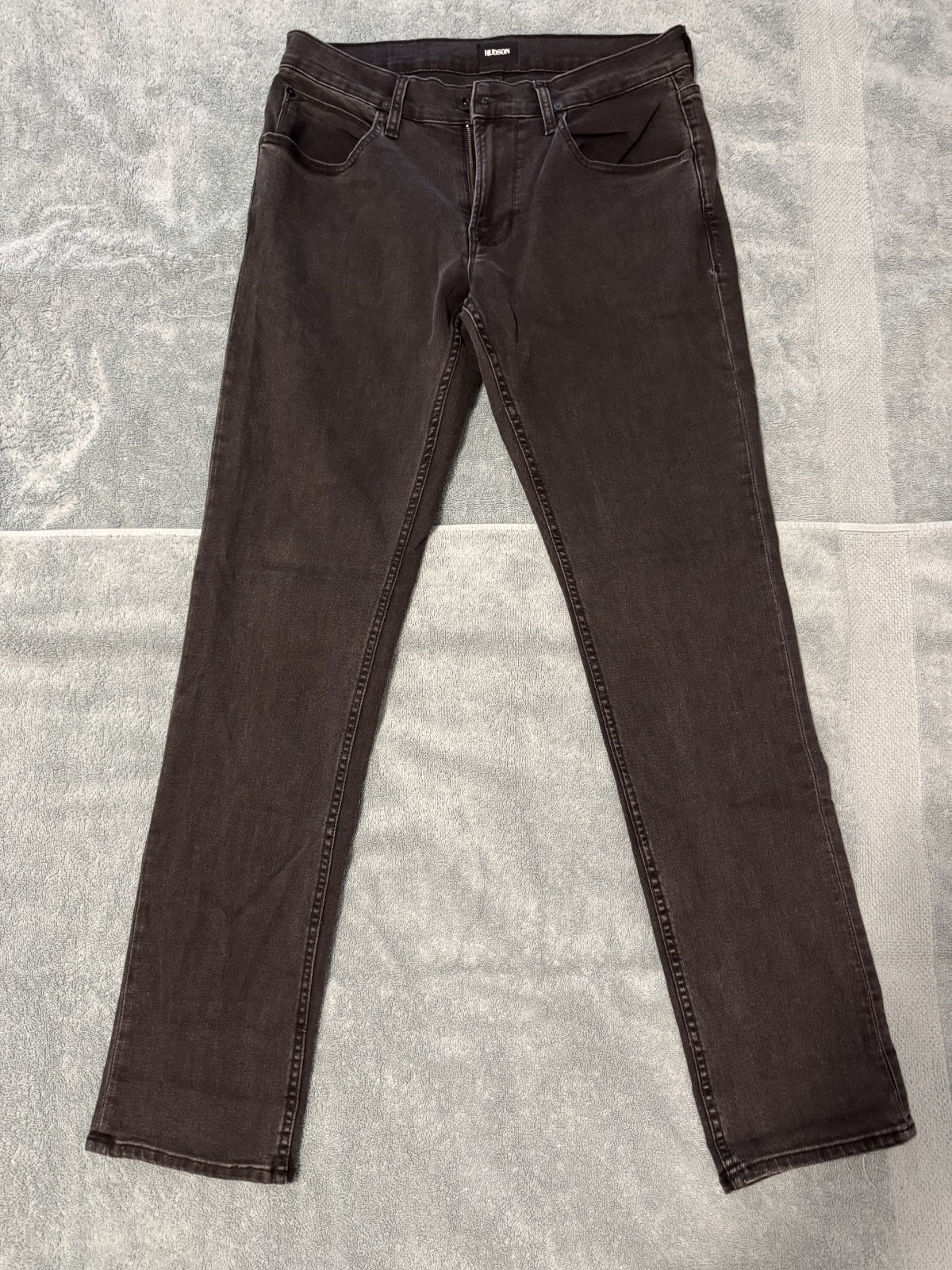 Hudson Jeans Men’s Blake Slim Straight Size 31×32 Color Black