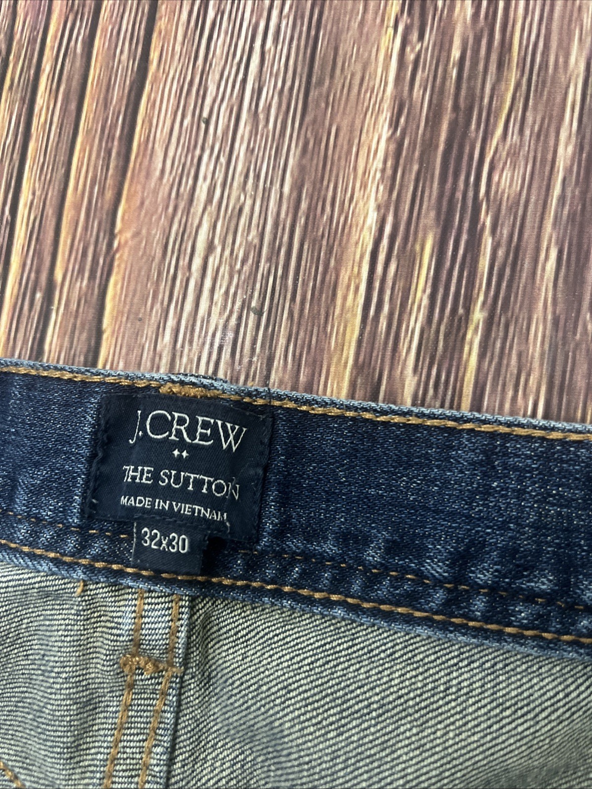J CREW Jeans The Sutton Dark Wash Mens Size 32×30 (Measures 33×29)