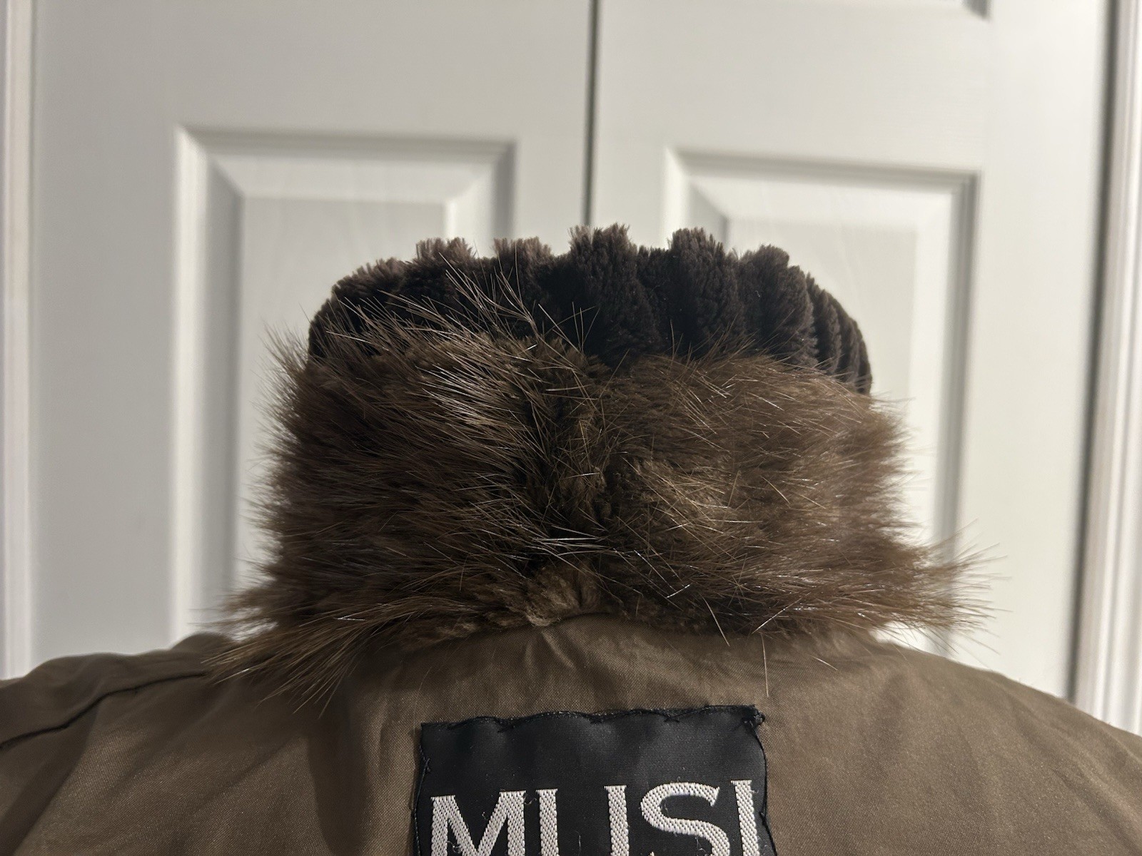 MUSI Canadian Brown Sheared Beaver Zip up Vest Coat Jacket~Pockets~Marianne~12