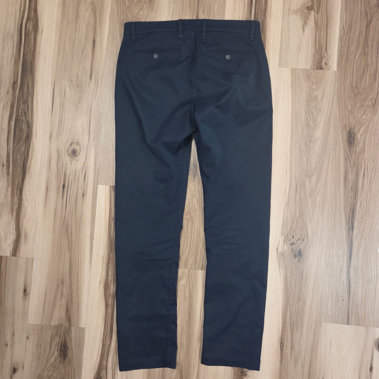 Proof Rover Pants Mens 33 Slim Fit Navy Blue Slate Technical Chino Trousers