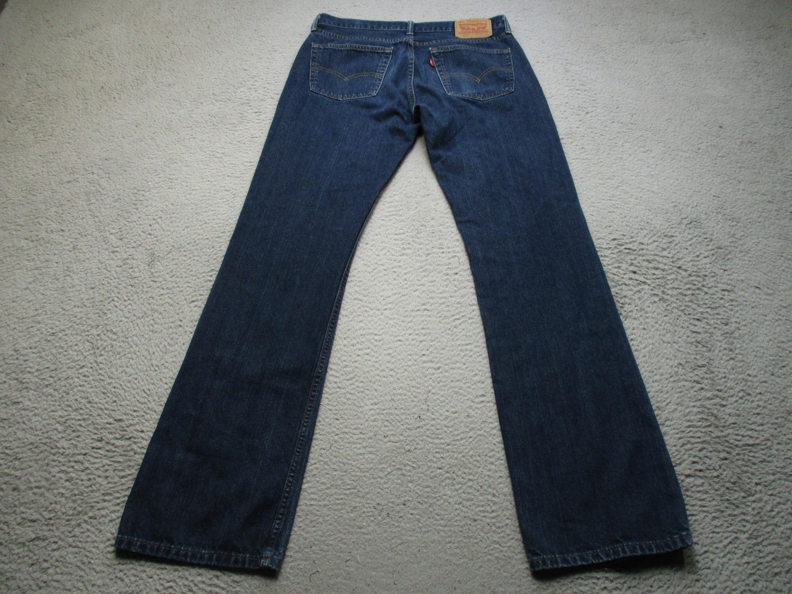 Levis 527 Slim Bootcut Jeans Mens 34×36 Blue Medium Wash Denim Pants Casual