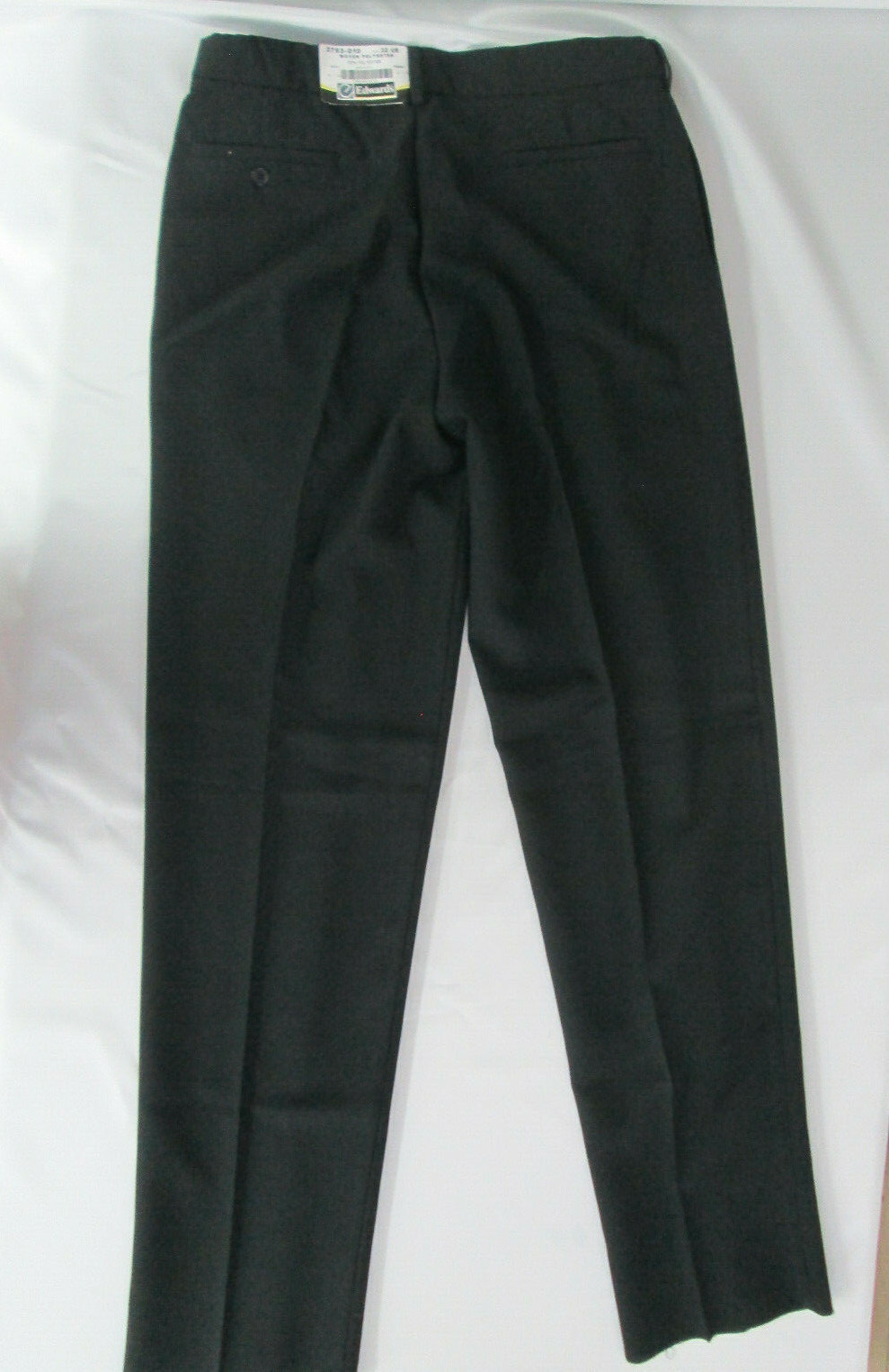 Mens dress pants black flat Edwards #2973 28 30 32 34 36 38 42 44 48 50 52 NEW
