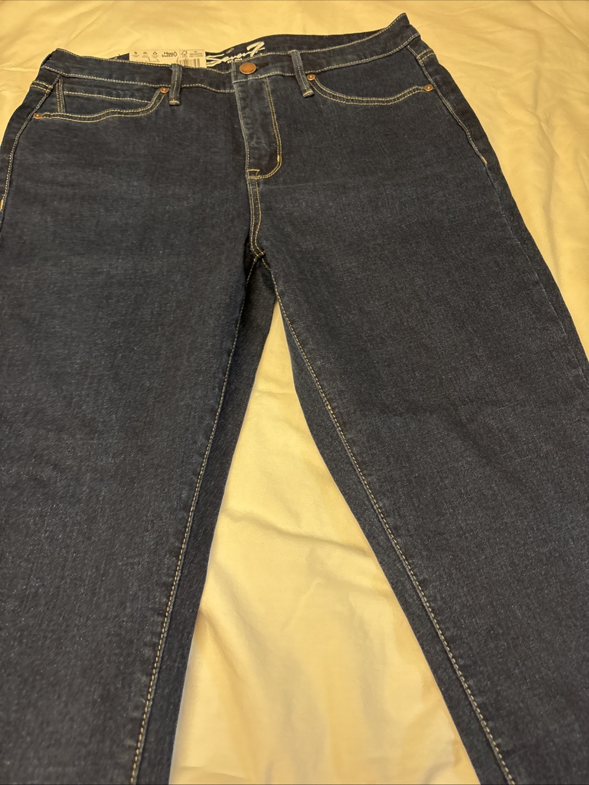 Seven7 Women’s 5 Pockets Soft Stretch High Rise Skinny Jean Sz 10