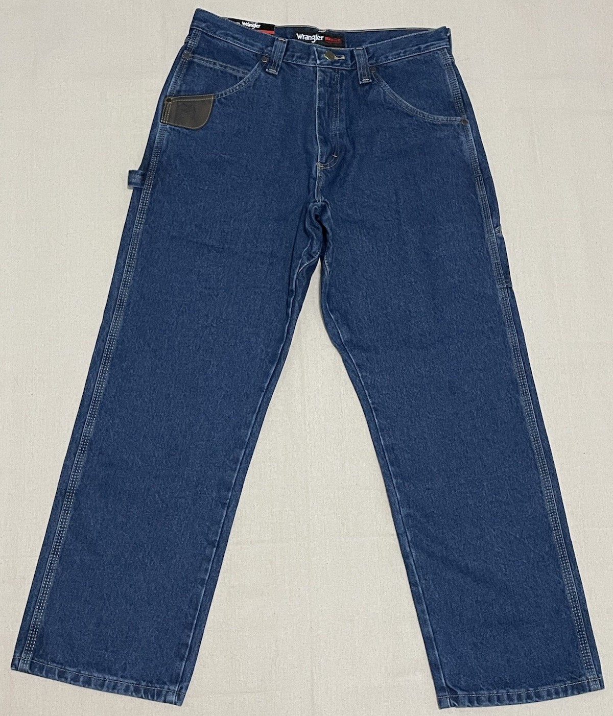 Wrangler Riggs Carpenter Pants Mens 32×30 Blue Workwear Relaxed Fit Utility NWT