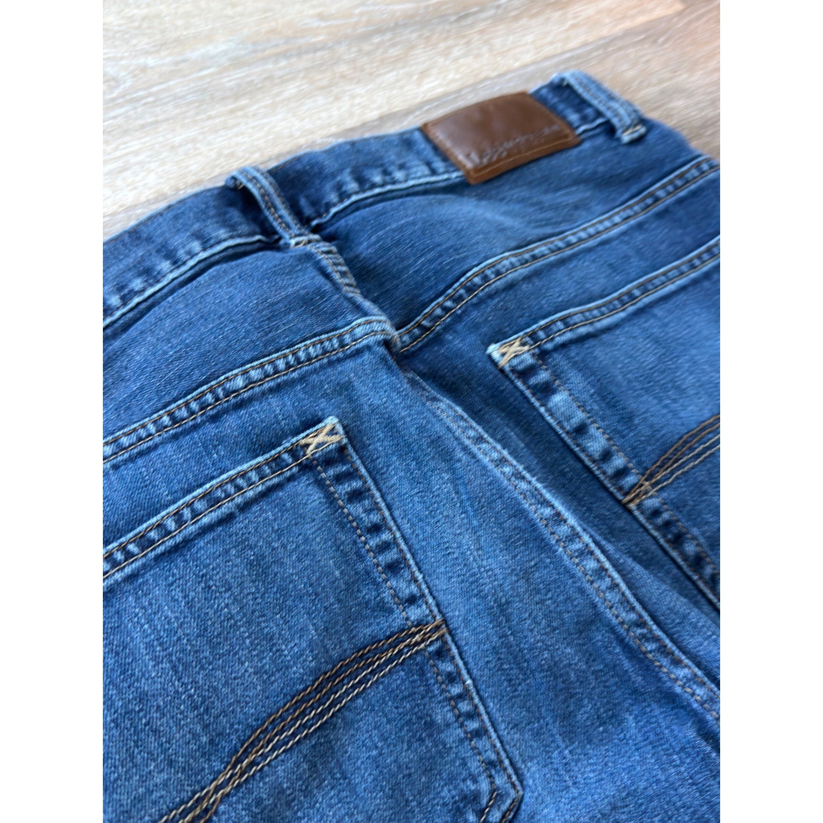 Lee Modern Series Mens Relaxed Fit Bootcut Jeans Blue Denim 32×34 L653
