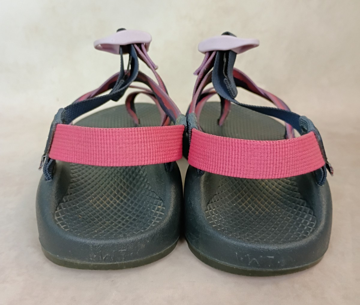 ChacoLove + One Adjustable Sandals Pink Purple W 7 EUC