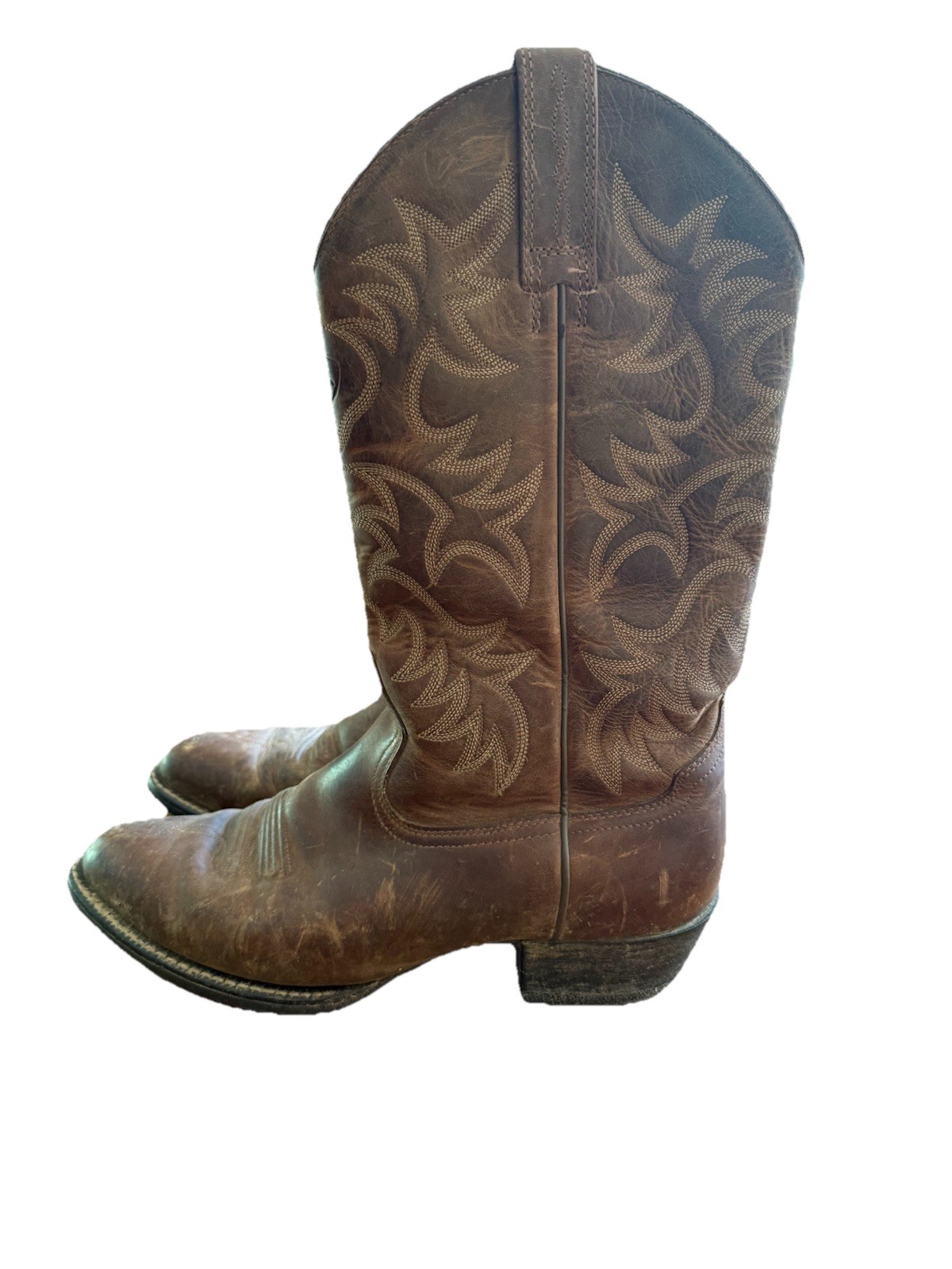 Ariat Men’s Heritage Western R Toe Cowboy Boot Size 9 Style 34725