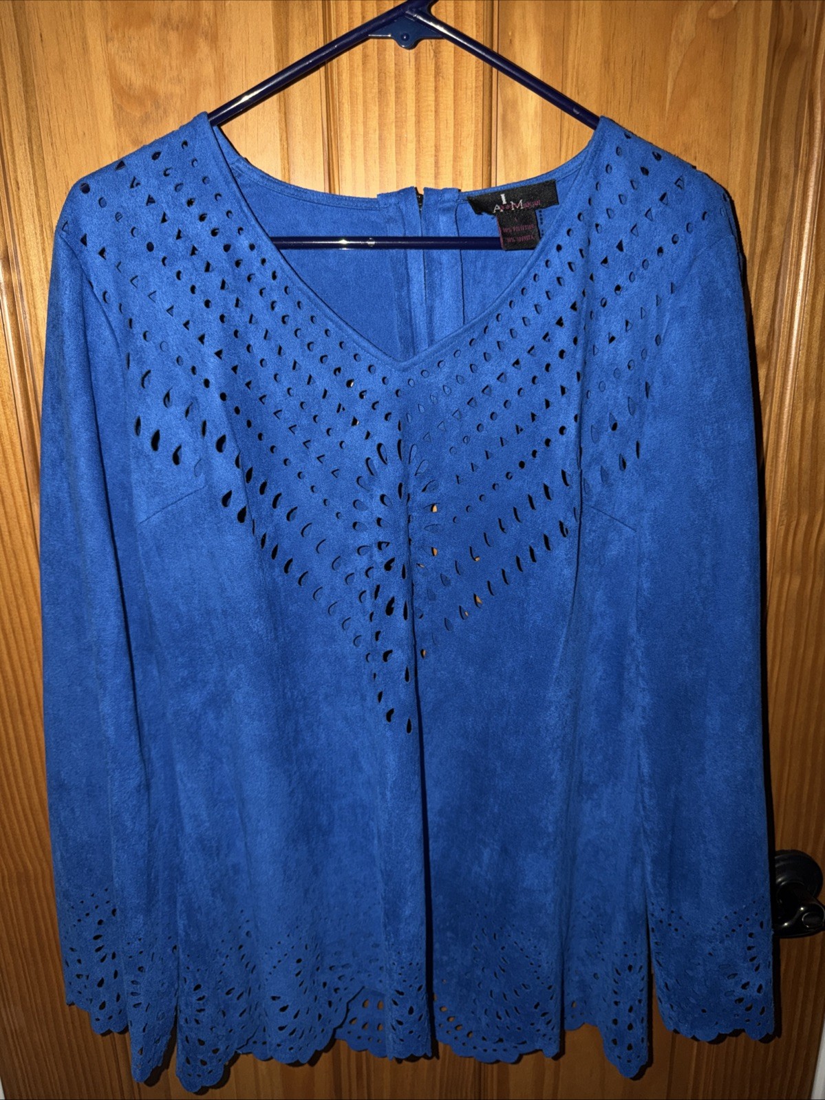 Alberto Makali Laser Cut Blouse Large