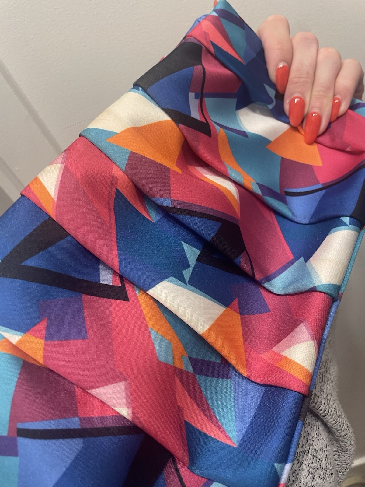 colorful satin clutch purse