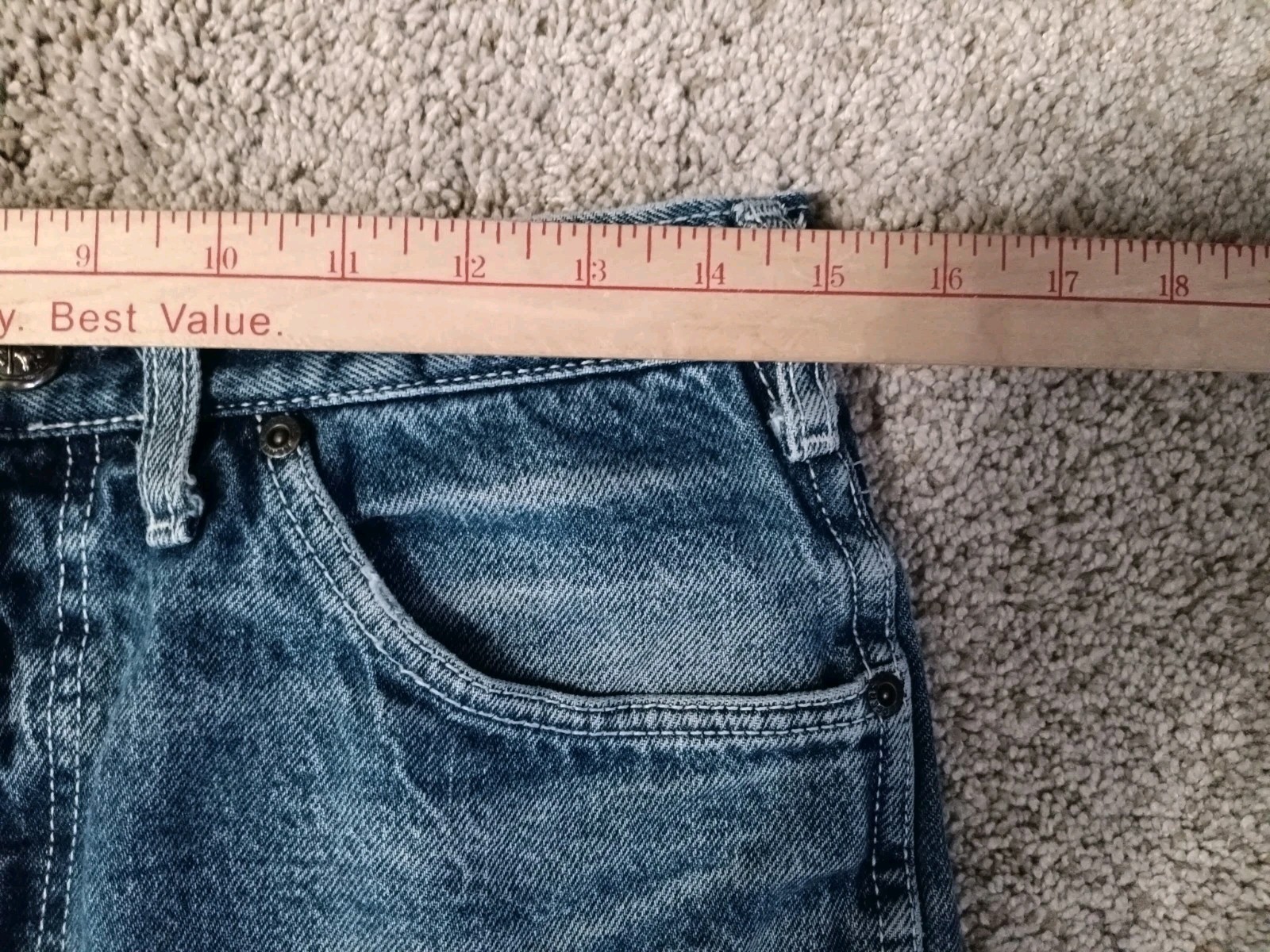 VTG 1980s Kenny Rogers by Karman Jeans Sz 33( 30″w x 29″l) USA Western Denim