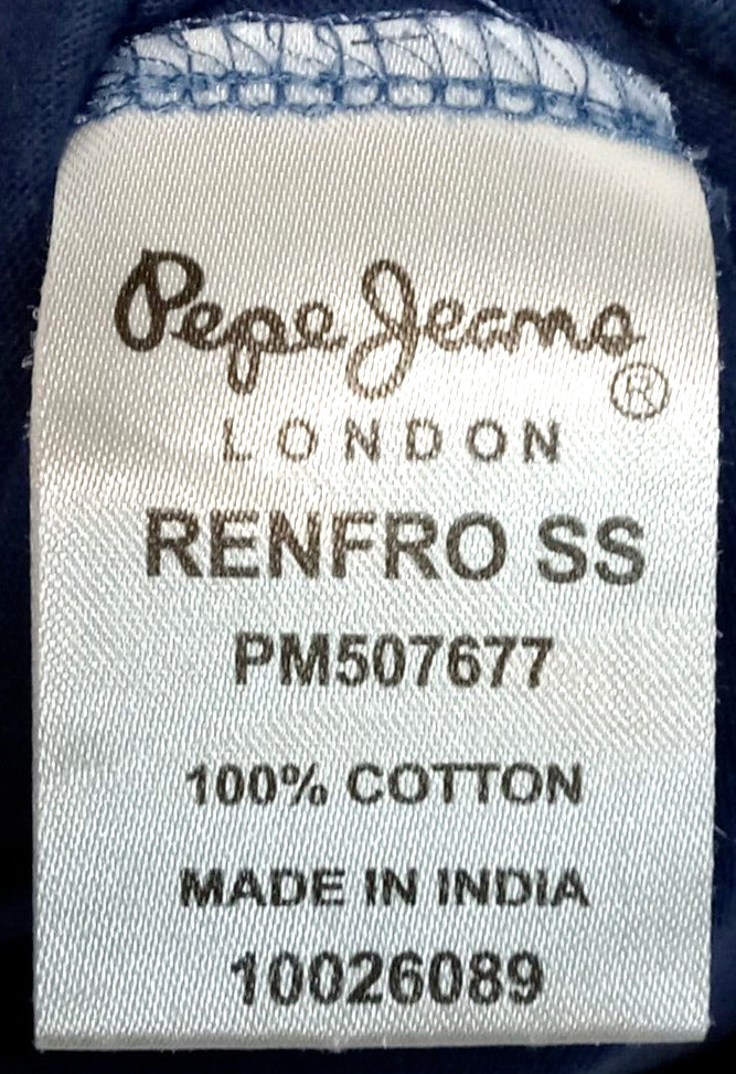 Pepe Jeans London Men’s Medium Shirt 100% Cotton Slim Fit Floral AOP Multicolor