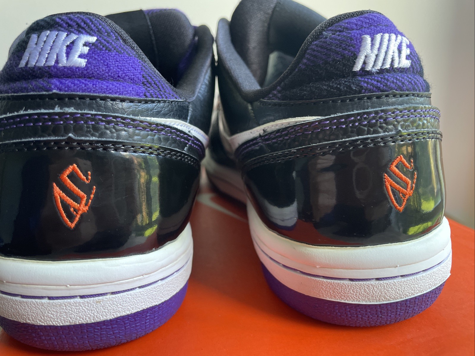 Nike Cradle Rock Low Black Purple Orange Steve Nash US Sz 8.5 Suns OG Box Rare