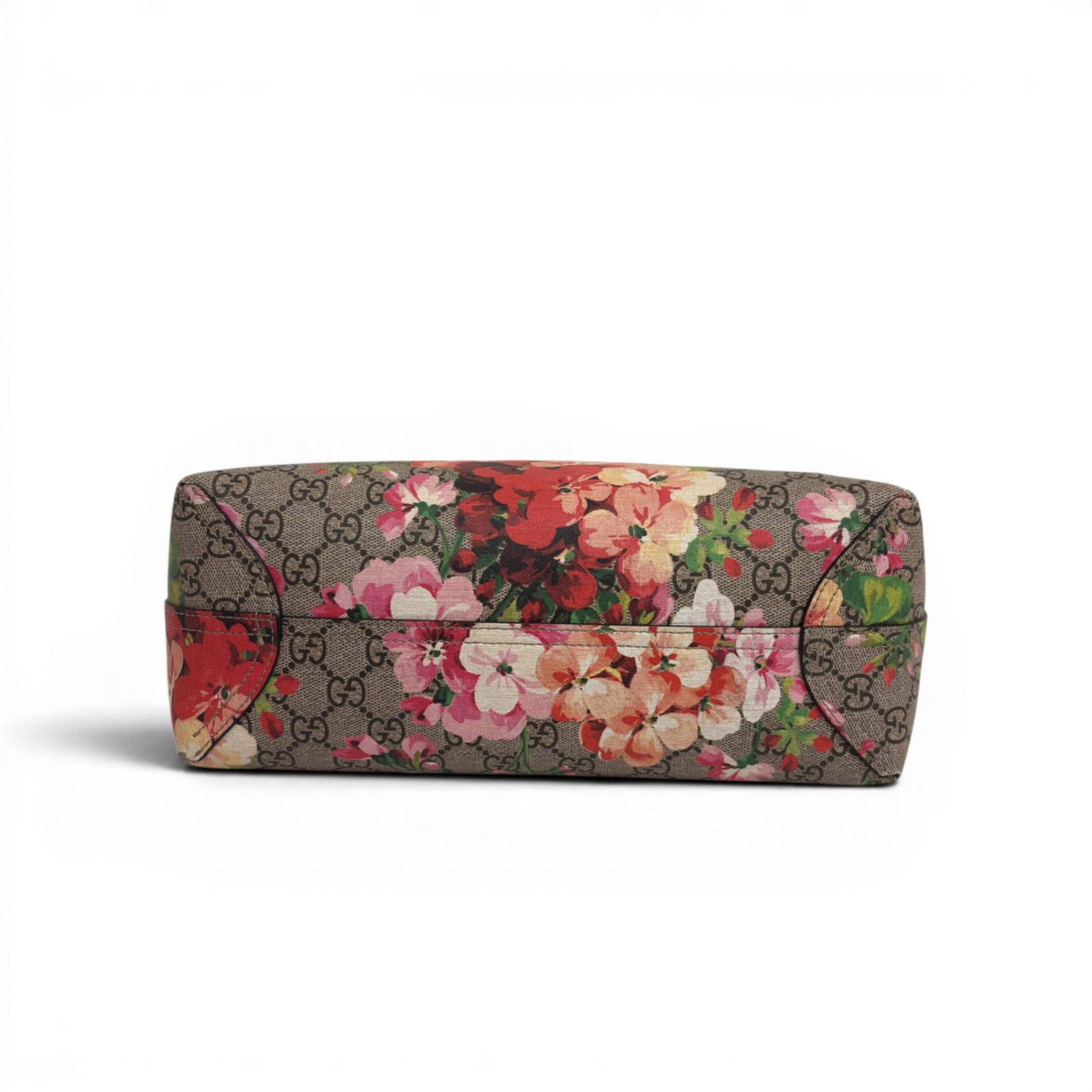GUCCI GG Supreme Monogram Blooms Reversible Tote Bag Multicolor