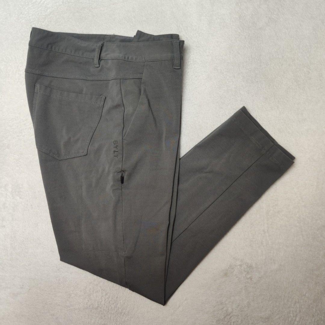 BYLT Pants Mens Large Gray Chino Slim Stretch Everyday 2.0 Casual Work Tech