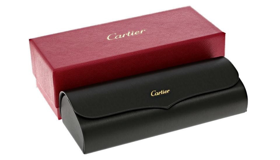 CARTIER Rectangular Rimless 53MM Gold Unisex Eyeglasses CT0092O 001