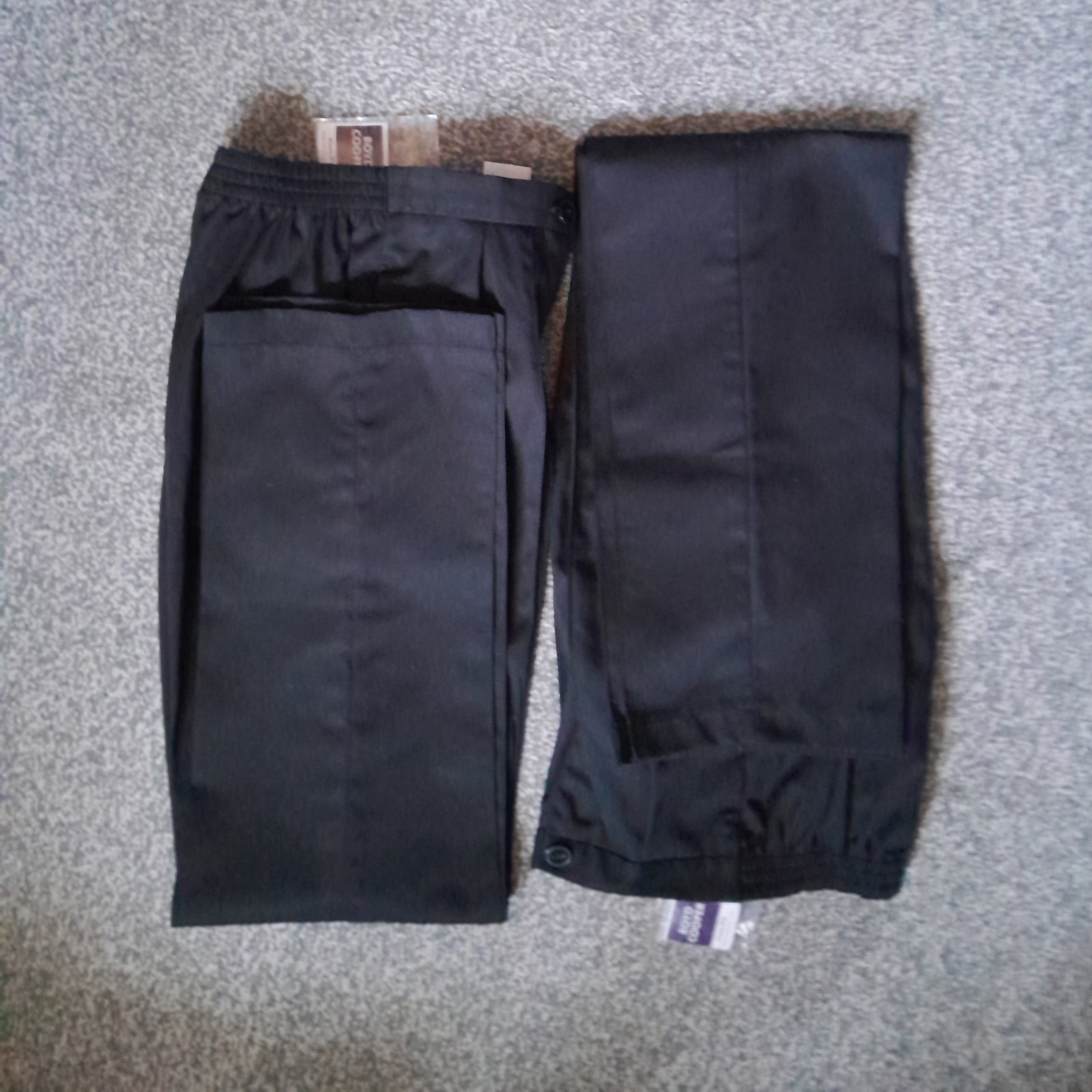 B0YD COOPER 2 PAIRS WOMENS BLACK COTTON & POLYESTER BLEND TROUSERS👖W24 – 28″👖
