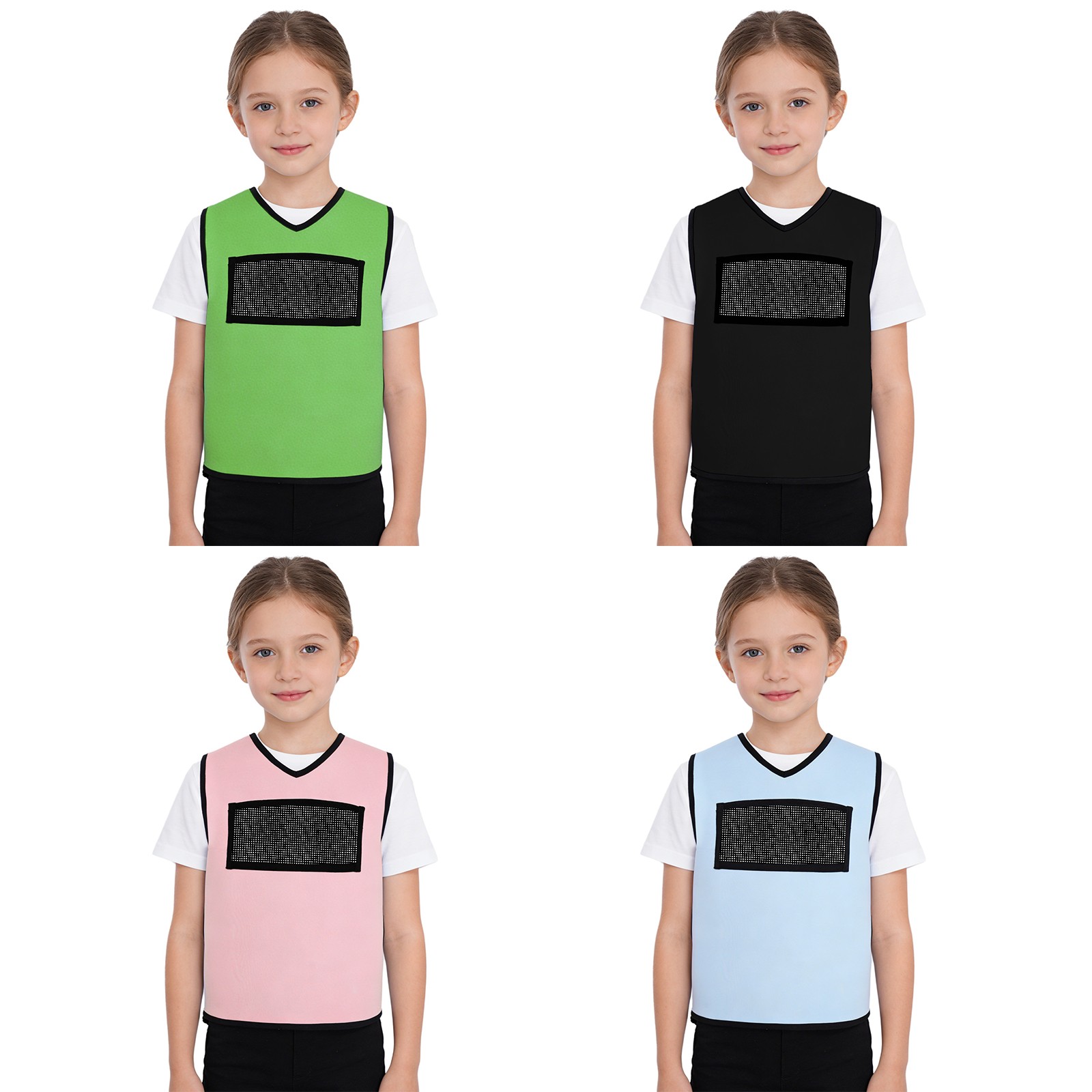 US Kids Weighted Vest Deep Pressure Comfort Adjustable Sensory Compression Tops