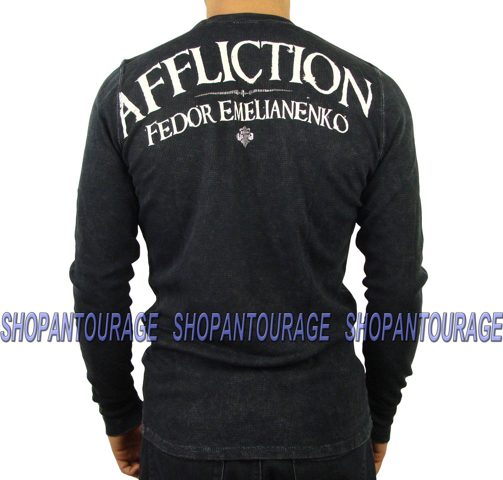 Affliction Fedor Emelianenko Warbird A1091 New Long Sleeve MMA Thermal for Men